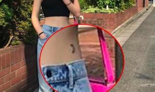 李咏女儿法图麦露背身材