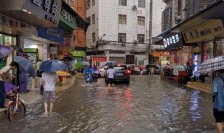广州暴雨白天秒变黑夜
